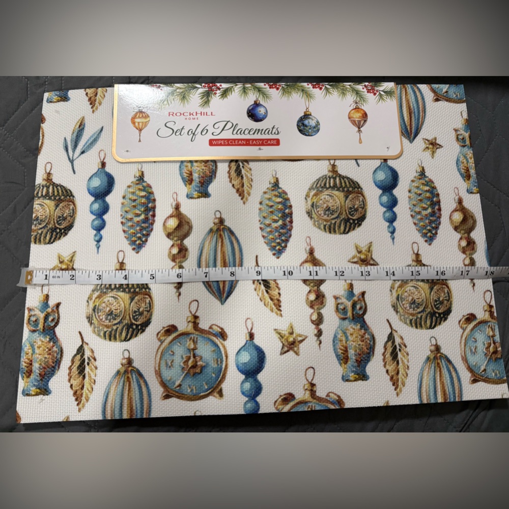 Rockhill Home Set of 6 Single Placemats - Picture 13 of 14